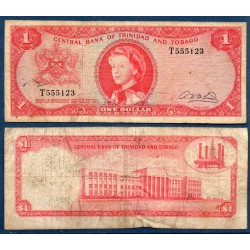 Trinité et Tobago Pick N°26b, B Billet de banque de 1 Dollar 1964