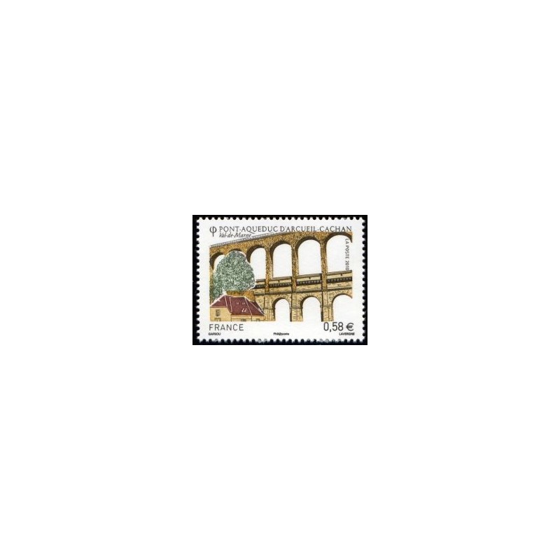 Timbre France Yvert No 4503 Pont aqueduc d'Arceuil Cachon