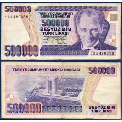 Turquie Pick N°208c, TB Billet de banque de 500000 Lira 1970