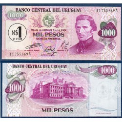 Uruguay Pick N°56, Billet de banque de 1 Peso 1975
