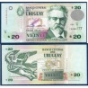 Uruguay Pick N°74b, Billet de banque de 20 Pesos 1997