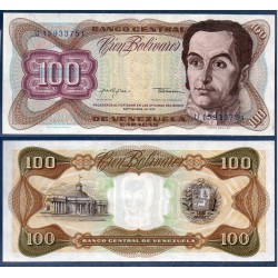 Venezuela Pick N°55f, Sup Billet de banque de 100 Bolivares 1979