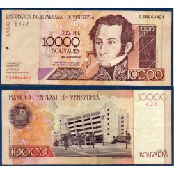 Venezuela Pick N°85c, Billet de banque de 10000 Bolivares 2002