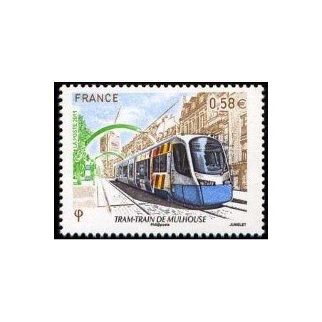 Timbre France Yvert No 4530 Tram train de Mulhouse