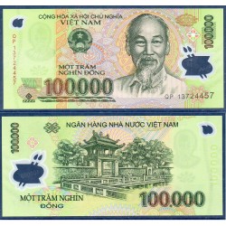 Viet-Nam Nord Pick N°122j, Billet de banque de 100000 dong 2013