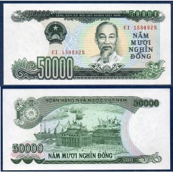 Viet-Nam Nord Pick N°116a, Billet de banque de 50000 dong 1994