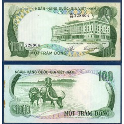Viet-Nam Sud Pick N°31a, TTB Billet de banque de 100 dong 1972
