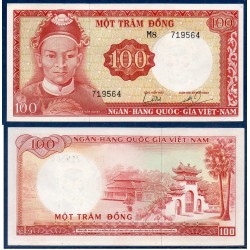 Viet-Nam Sud Pick N°19b, Billet de banque de 100 dong 1966