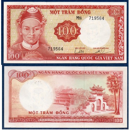 Viet-Nam Sud Pick N°19b, Billet de banque de 100 dong 1966