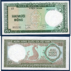 Viet-Nam Sud Pick N°16a, Billet de banque de 20 dong 1964