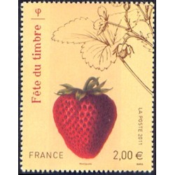Timbre France Yvert No 4535 Fête du timbre, le fraisier Rubis