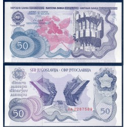 Yougoslavie Pick N°101a, Neuf Billet de banque de 50 Dinara 1990