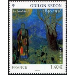 Timbre France Yvert No 4542 Le Boudha par Odilon Redon