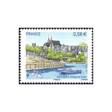 Timbre France Yvert No 4543 Angers