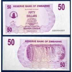 Zimbabwe Pick N°41, Billet de banque de 50 Dollars 2006