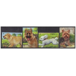 Timbre France Yvert No 4545-4548 Les chiens