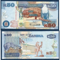 Zambie Pick N°53a, Billet de banque de 50 Kwacha 2012