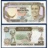 Zambie Pick N°29a, Billet de banque de 2 Kwacha 1989