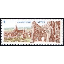 Timbre France Yvert No 4552 Autun