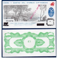 Pays de Galles, Billet de banque de 1 pound 1970