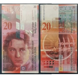 Suisse Pick N°69a, Billet de banque de 20 Francs 2000