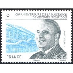 Timbre France Yvert No 4561 Georges pompidou