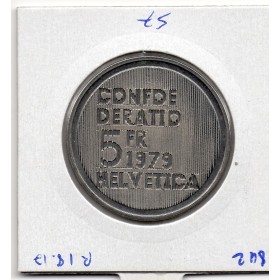 Suisse 5 francs 1979 Sup, KM 57 pièce de monnaie