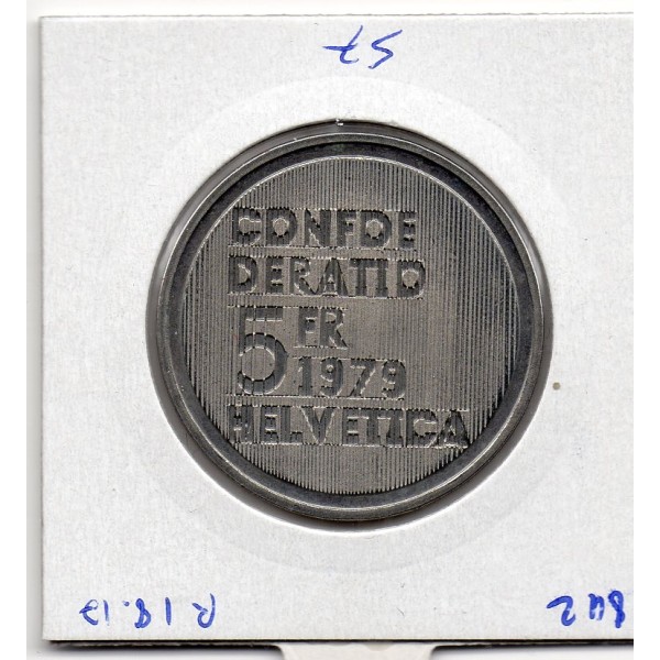 Suisse 5 francs 1979 Sup, KM 57 pièce de monnaie
