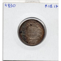 Suisse 1 franc 1850 Sup, KM 9a pièce de monnaie