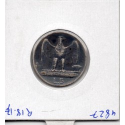Italie 5 Lire 1927  TTB,  KM 67 pièce de monnaie