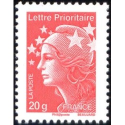 Timbre France Yvert No 4566 Marianne de Beaujard tvp rouge 20g