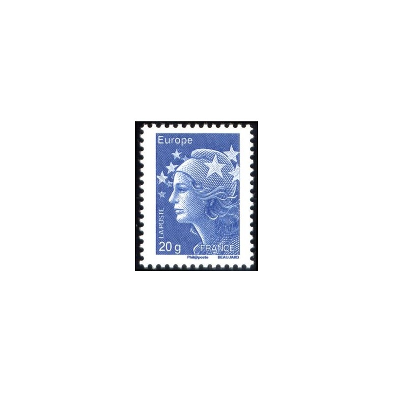 Timbre France Yvert No 4567 Marianne de Beaujard tvp bleu 20g