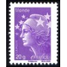 Timbre FranceYvert No 4568 Marianne de Beaujard monde 20g violet rouge