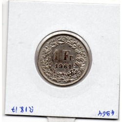Suisse 1 franc 1961 Sup, KM 24 pièce de monnaie
