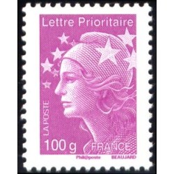 Timbre France Yvert No 4570 Marianne de Beaujard lettre prioritaire 100g lilas