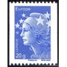 Timbre France Yvert No 4573 Marianne de Beaujard tvp bleu 20g issue de roulette