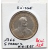 Suisse 5 francs 1966 Sup, KM 40 pièce de monnaie