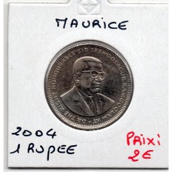 Ile Maurice 1 rupee 2004 FDC, KM 55 pièce de monnaie