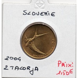 Slovénie 2 Tolarja 2004 Spl, KM 5 pièce de monnaie