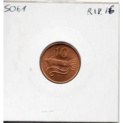 Islande 10 aurar 1981 FDC, KM 25 pièce de monnaie