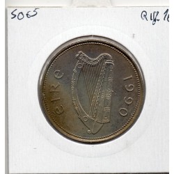 Irlande 1 pound (punt) 1990 Sup, KM 27 pièce de monnaie