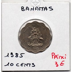 Bahamas 10 cents 1985 FDC, KM 61 pièce de monnaie