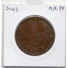 Guernesey 8 Doubles 1864 TTB, KM 7 pièce de monnaie