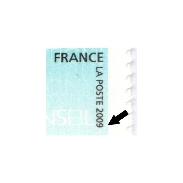 Autoadhésif Yvert No 337A Timbre Pro entreprise Conseil constitutionnel Type 1