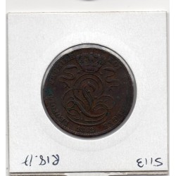 Belgique 5 centimes 1848 TB, KM 5 pièce de monnaie