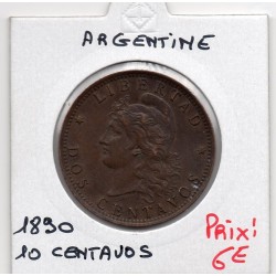 Argentine 2 centavos 1890 Sup-, KM 33 pièce de monnaie