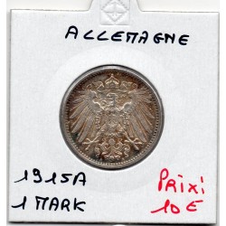 Allemagne 1 mark 1915 A, Sup KM 14 pièce de monnaie