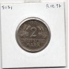 Allemagne RFA 2 deutche mark 1951 J, TTB+ KM 111 pièce de monnaie