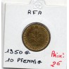 Allemagne RFA 10 pfennig 1950 G, SPL KM 108 pièce de monnaie