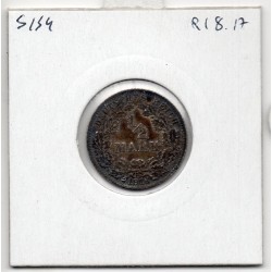 Allemagne 1/2 mark 1916 D, TTB KM 17 pièce de monnaie